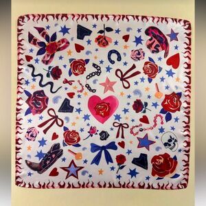 Boho heart Scarf P56